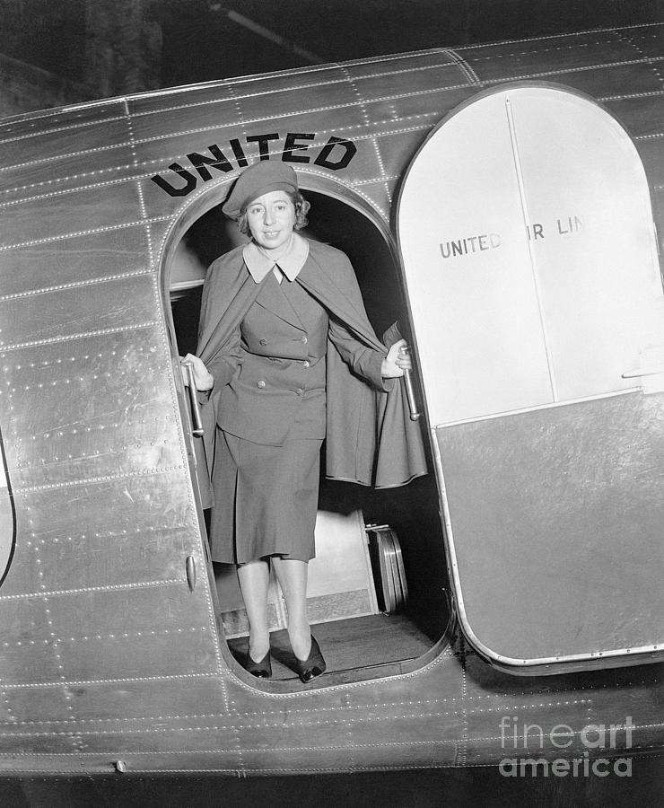 First Female Airline Stewardess Photograph by Bettmann