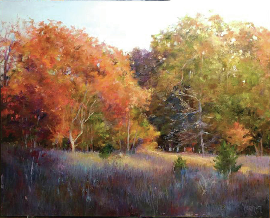 First Frost Painting by Karen Vernon