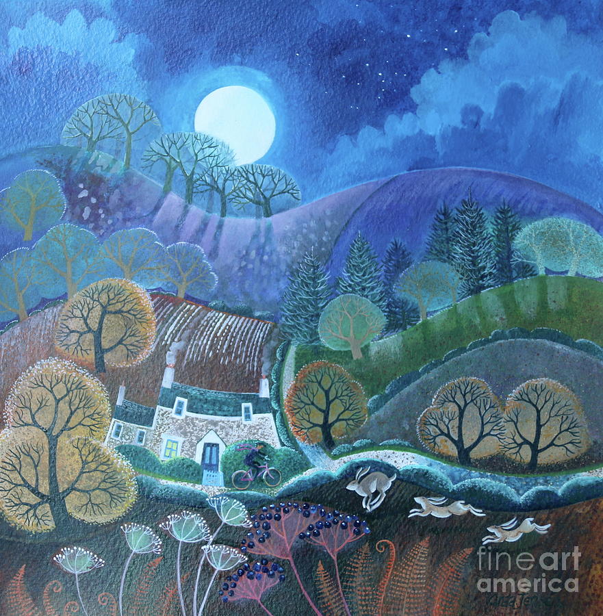 First Frost Painting by Lisa Graa Jensen