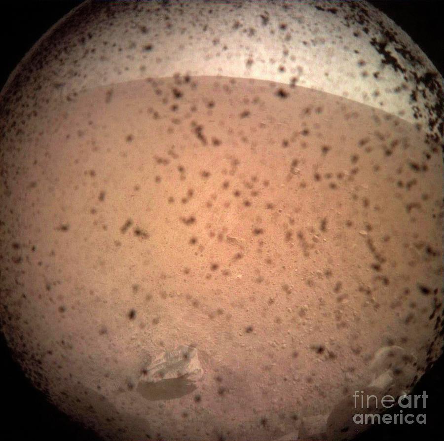 Space Photograph - First Image From Nasas Insight Lander On Mars by Nasa/jpl-caltech/science Photo Library