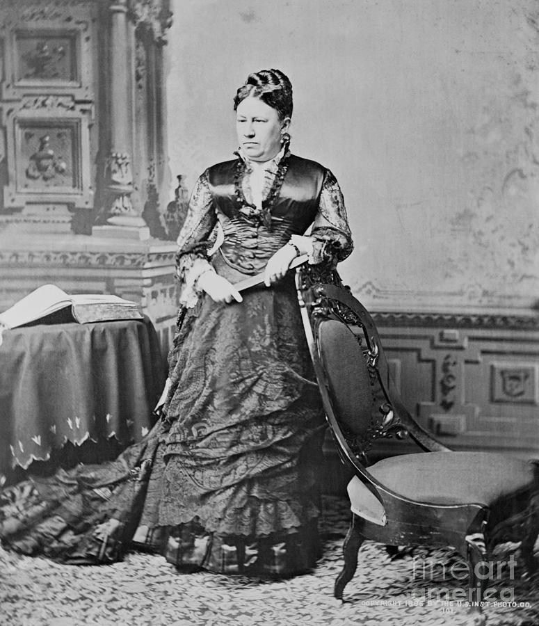 First Lady Julia Dent Grant Photograph by Bettmann