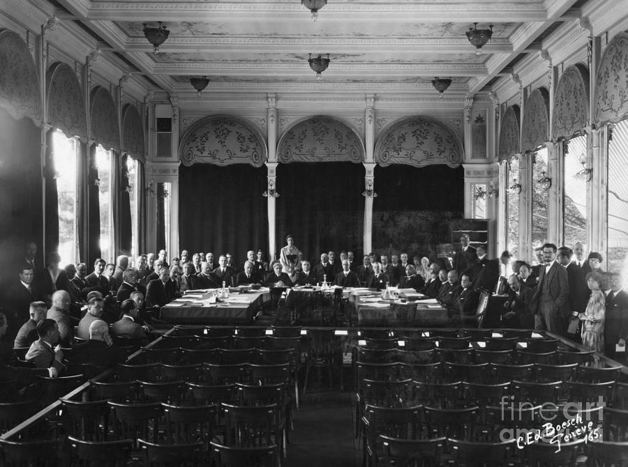 First League Of Nations Meeting Photograph by Bettmann