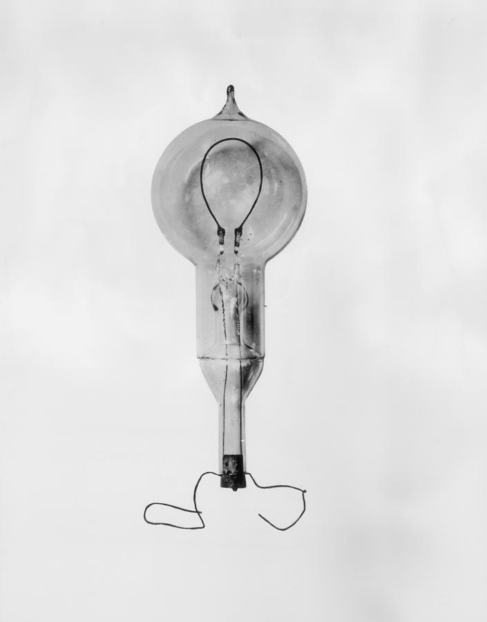 First Light Bulb Photograph by Welgos