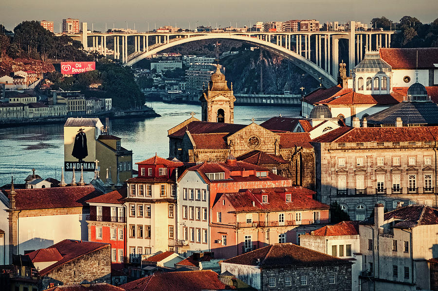 First Light On Porto #4 - Portugal Photograph by Stuart Litoff
