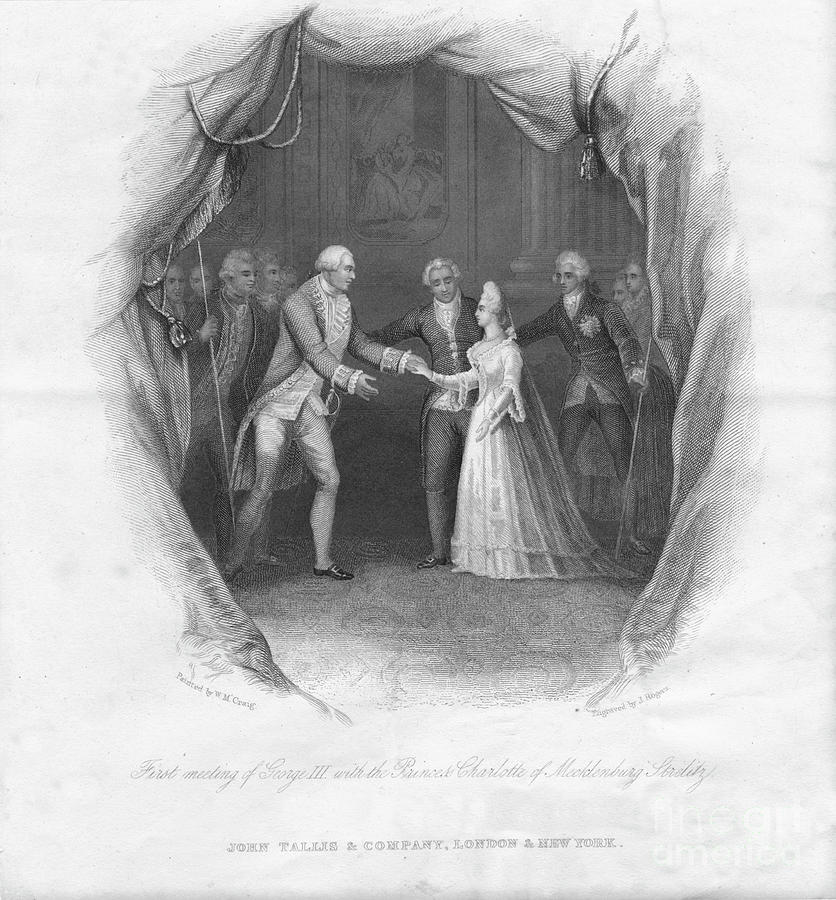 First Meeting Of George IIi Drawing by Print Collector