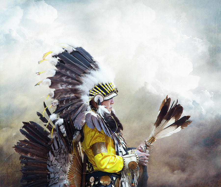 First Nations Chief Photograph by Theresa Tahara
