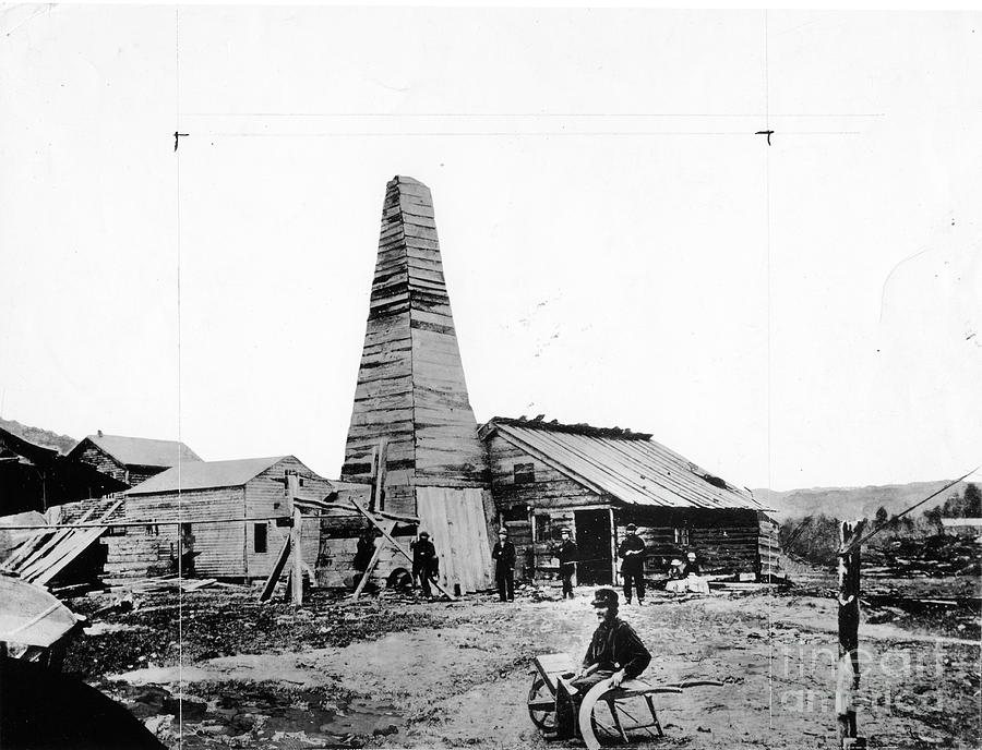 First Oil Well In The Usa Photograph by Hagley Museum And Archive/science Photo Library