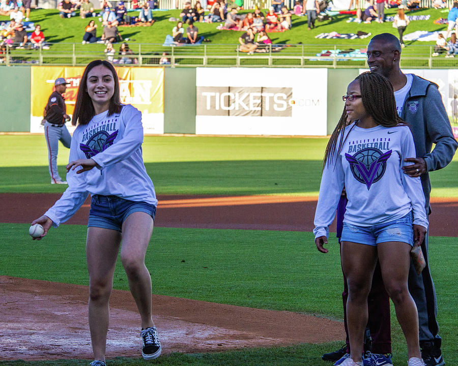 First pitch 3/22/2019 Photograph by Randy Jackson