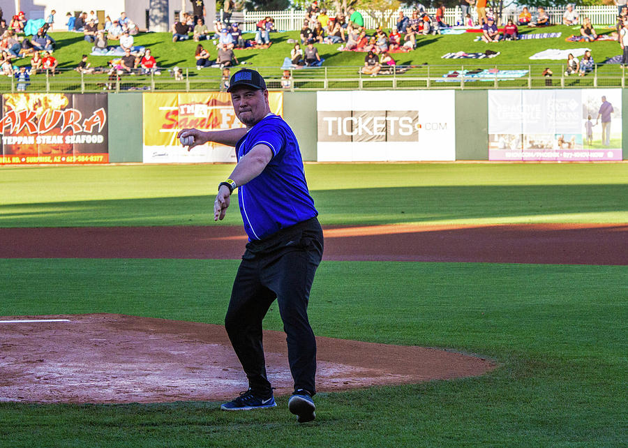 First Pitch sponsored by Hensley Photograph by Randy Jackson