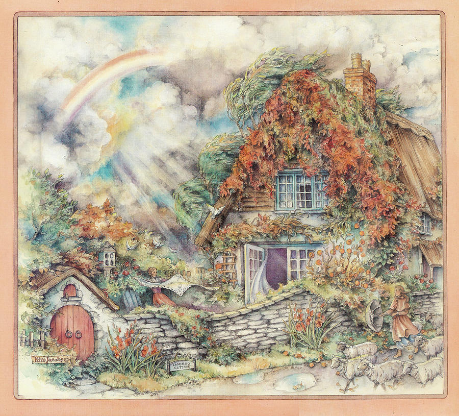 First Rain Painting by Kim Jacobs - Fine Art America