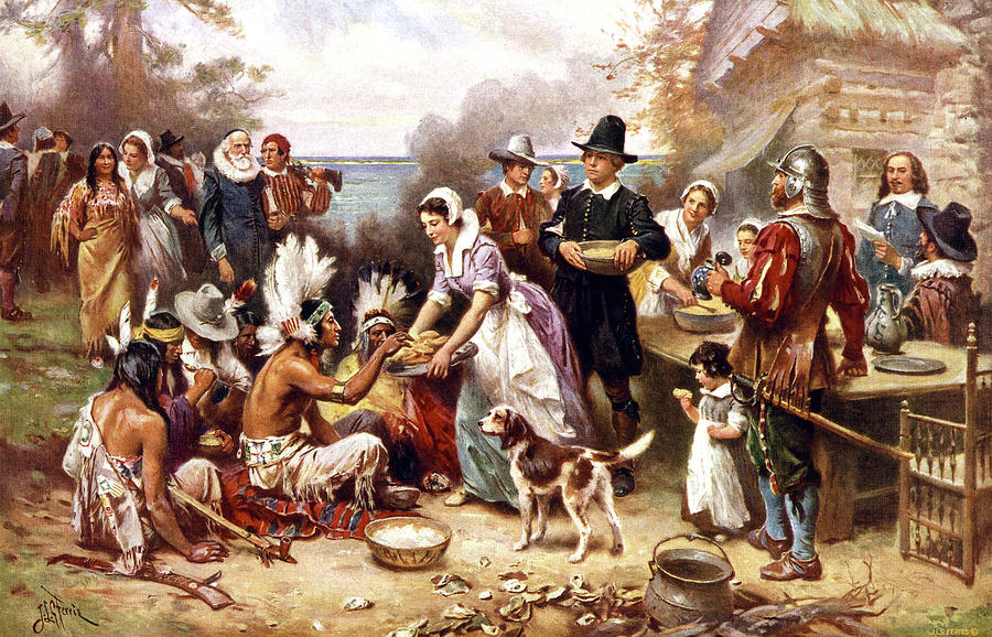 Thanksgiving at Plymouth  Photograph by Doc Braham
