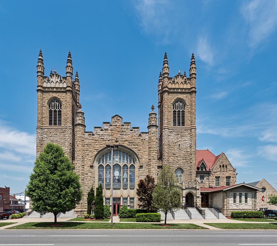 First United Methodis Church Of Huntington West Virginia Photograph by