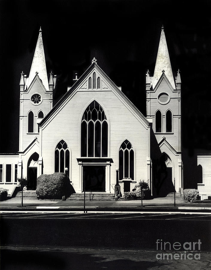 First United Photograph - First United Methodist Church of Pacific Grove in Pacific Grove, 1953 by Monterey County Historical Society