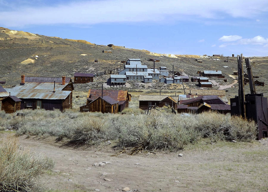 First View Of Bodie Ghost Town Photograph by Linda Vanoudenhaegen ...