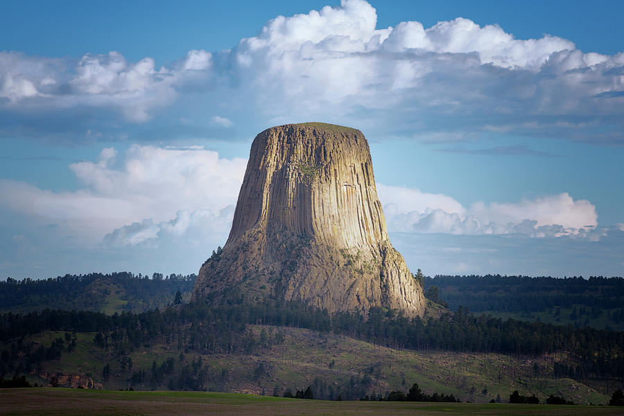 First View of Devils Tower Wyoming Photograph by Joan Carroll