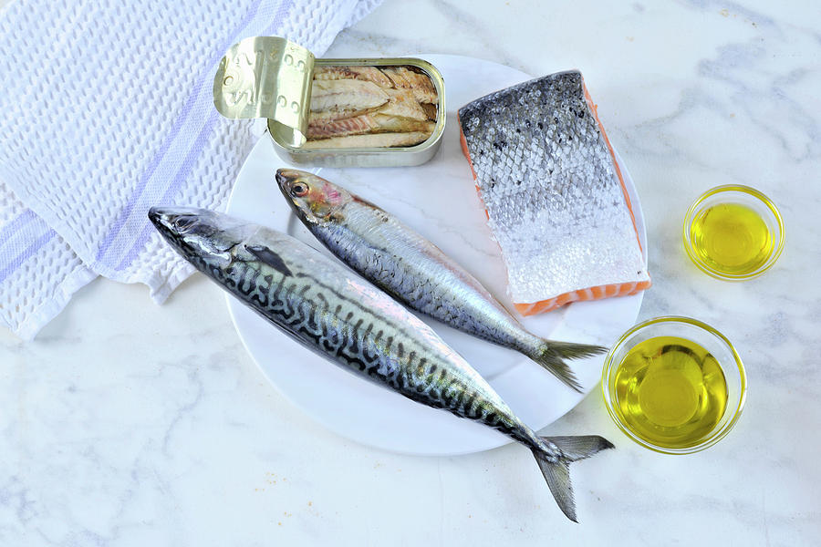 Fish And Olive Oil anti-aging Photograph by Ulrike Koeb