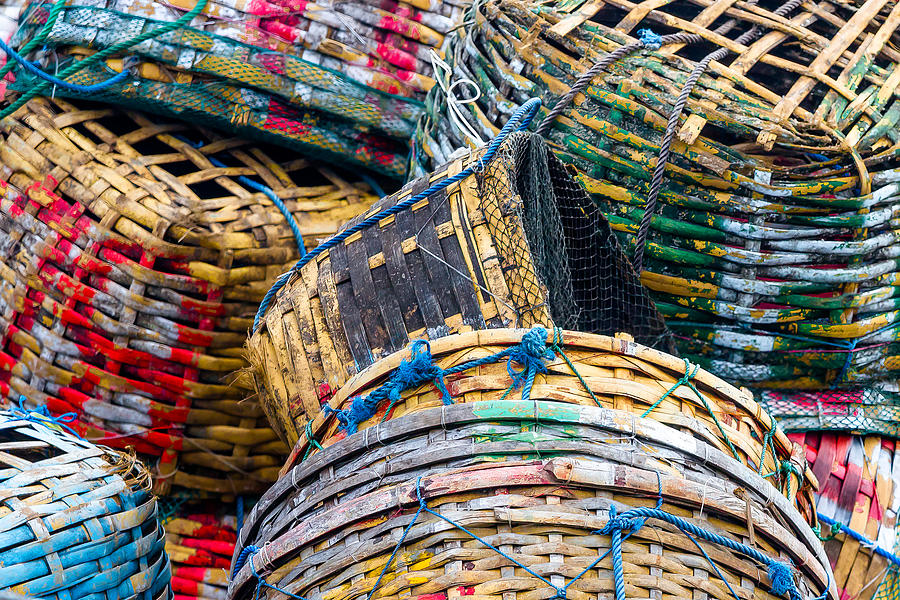 Fish Baskets Photograph by Ugur Erkmen