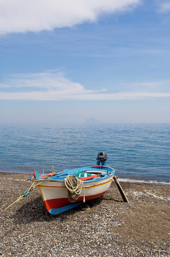 Fish Boat At Canneto Photograph by Maremagnum