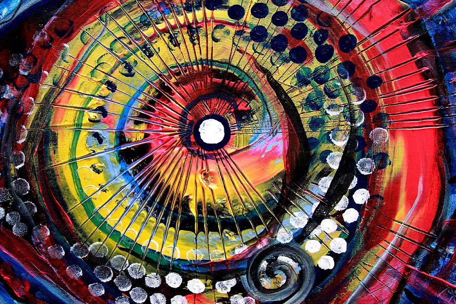Fish Eye Painting by J Vincent Scarpace