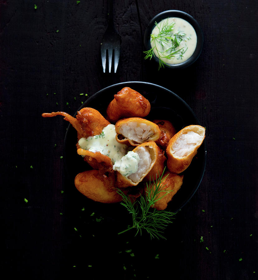 Fish Fingers With A Dill Remoulade Photograph by Udo Einenkel