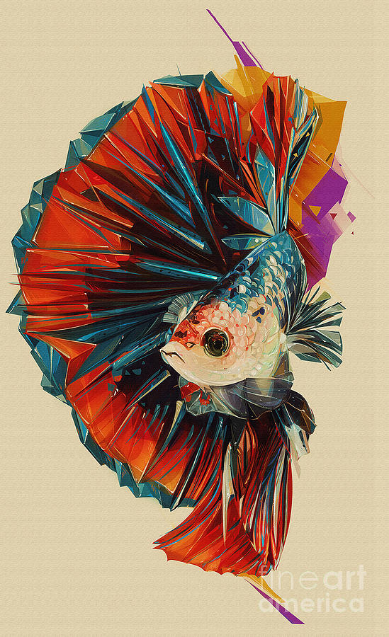 fish Illustration  Painting by Gull G