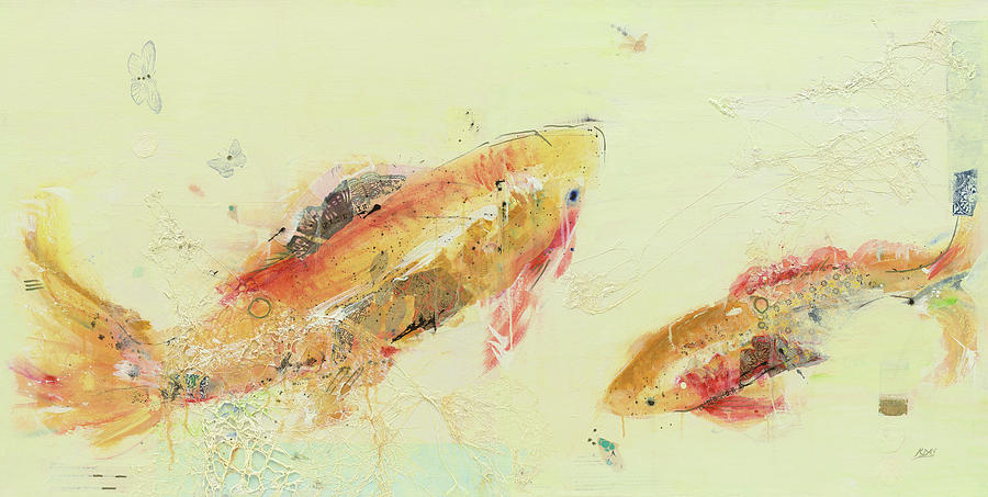 Fish Painting - Fish In The Sea IIi by Kellie Day