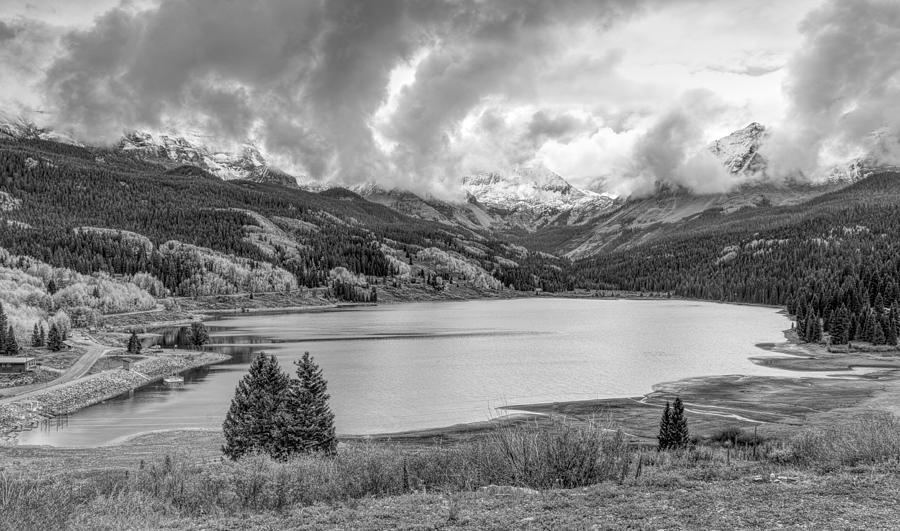 Fish Lake And Clouds Photograph by Larry J. Douglas - Fine Art America