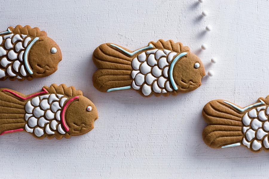 Fish-shaped Lebkuchen spiced Soft Gingerbread From Germany Photograph by  Gerlach, Hans - Fine Art America