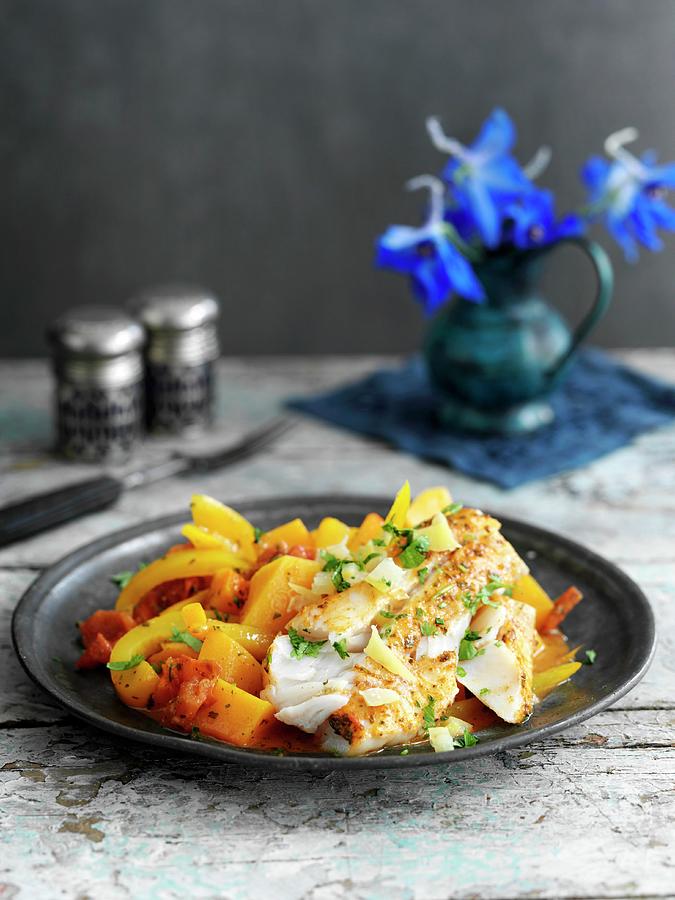 Fish Tagine With Lemons Photograph by Gareth Morgans