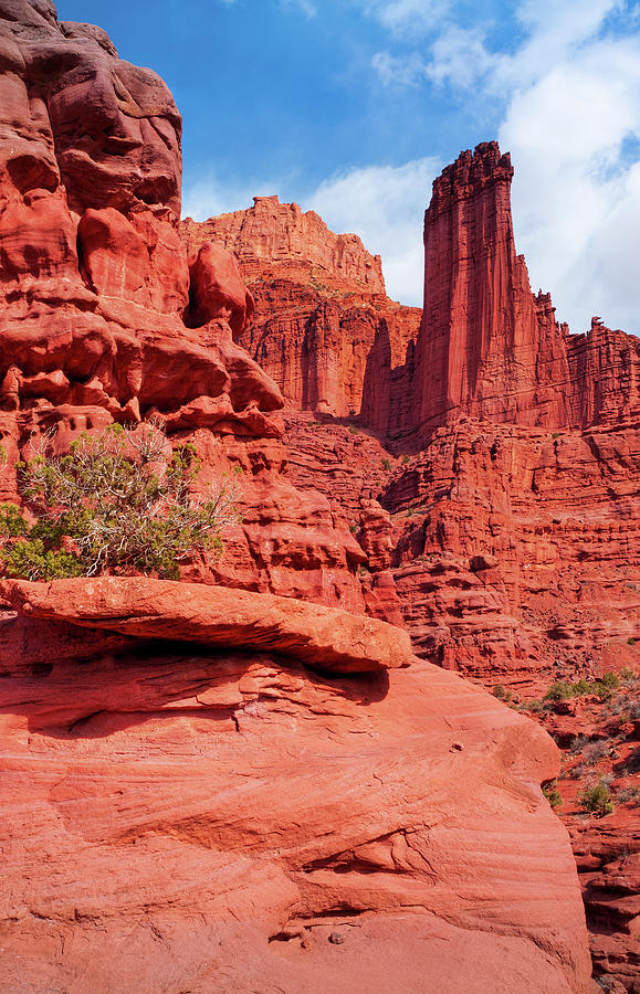 Fisher Towers, Moab, Utah, Usa Photograph by Fotomonkee Fisher Towers, Moab, Utah, Usa Photograph by Fotomonkee