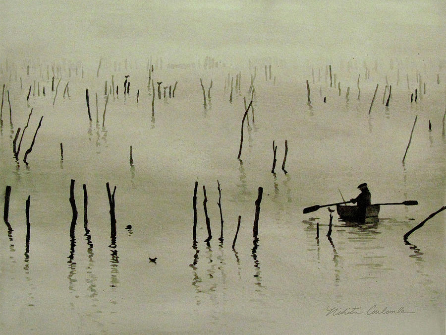 Fisherman in the Mist by Nikita Coulombe Fisherman in the Mist by Nikita Coulombe