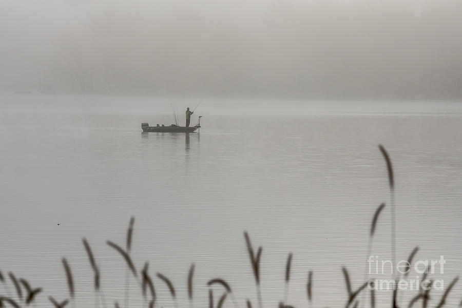 Fisherman On A Foggy Lake Photograph by Science Photo Library Fisherman On A Foggy Lake Photograph by Science Photo Library