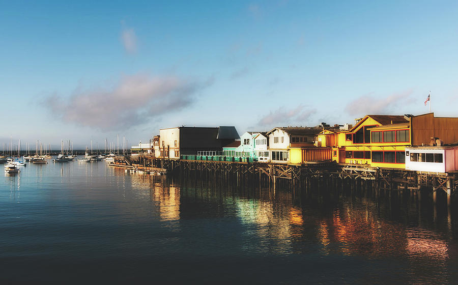 Boat Photograph - Fishermans Wharf - Monterey, California by Mountain Dreams
