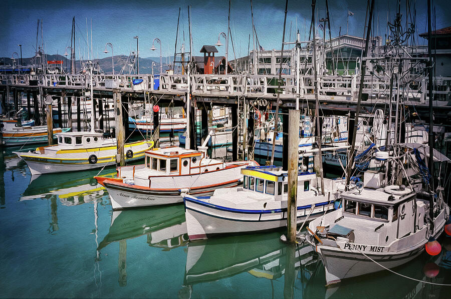 Fishermans Wharf San Francisco  Photograph by Carol Japp