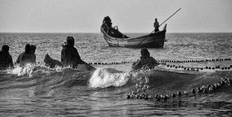 Boat Photograph - Fishermen - 3227 by Garik
