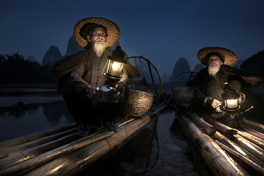 Lantern Still Life Photograph - Fishermen Brothers 2 by Moises Levy