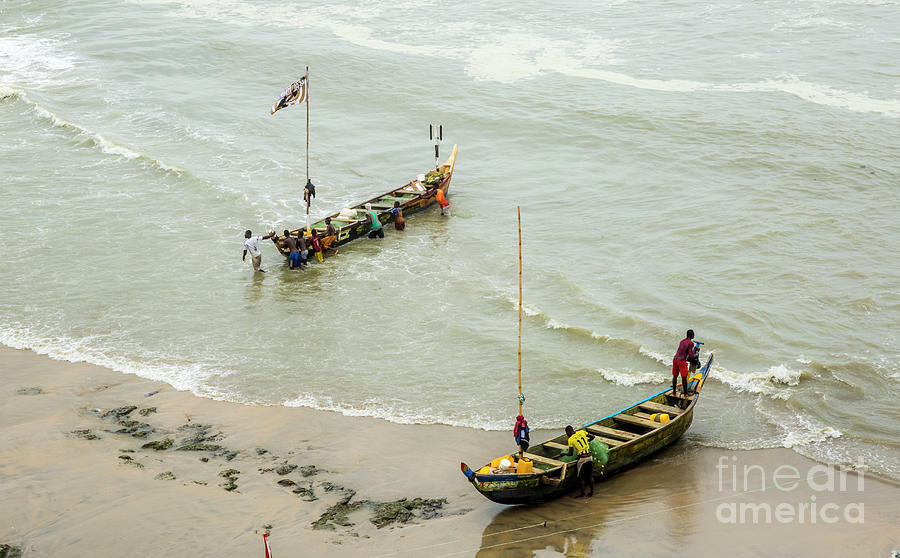 Fishermen In Ghana Photograph by Artolympic