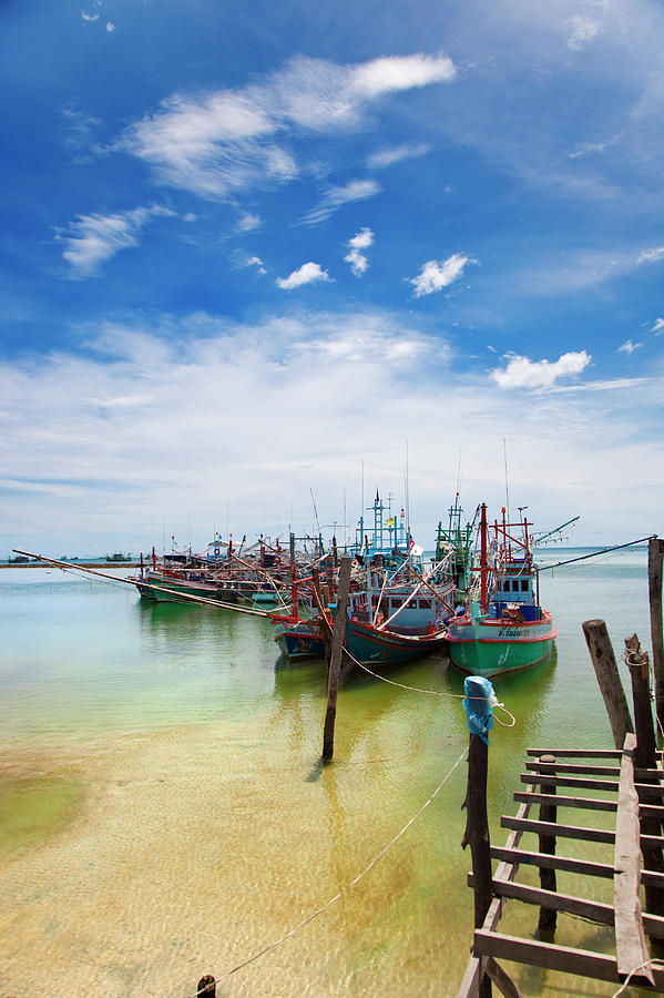 Fishermen Town In Koh Pha Ngan Photograph by Gonzalo Azumendi