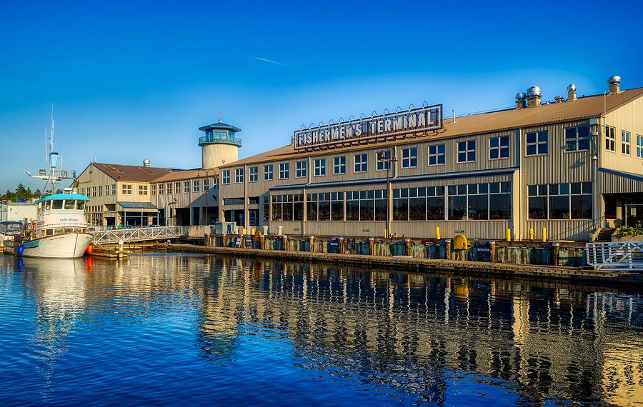 Fishermen's Terminal - Seattle Photograph By Mountain Dreams - Fine Art 