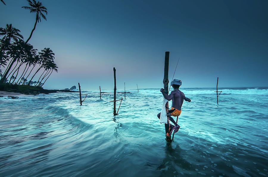 Fish Photograph - Fishing At Sunrise by Dmitriy Yevtushyk