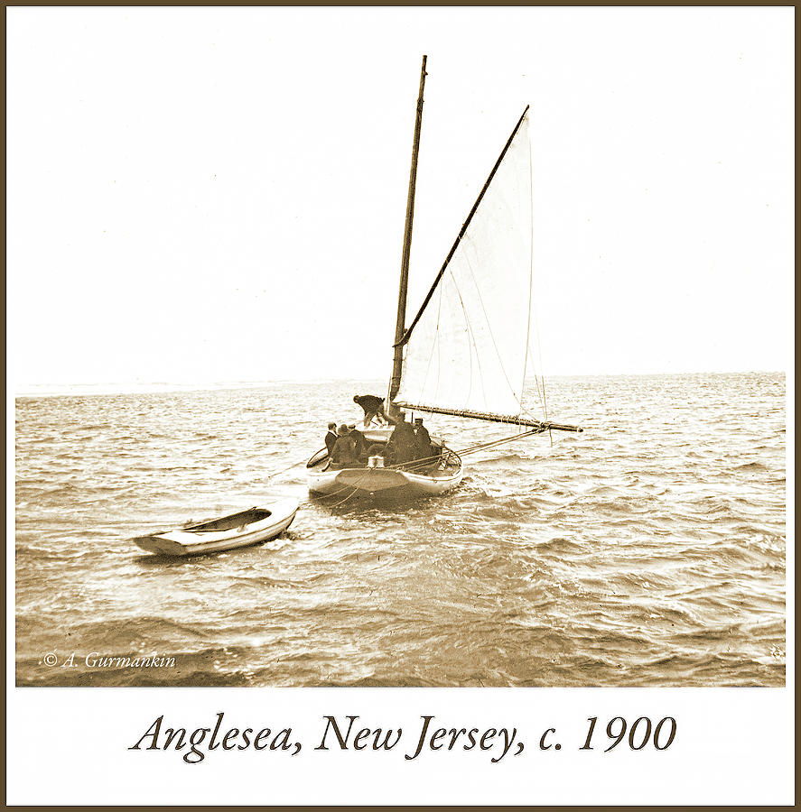 Fishing Boat, Anglesea, New Jersey, c. 1900 Photograph by A Macarthur Gurmankin