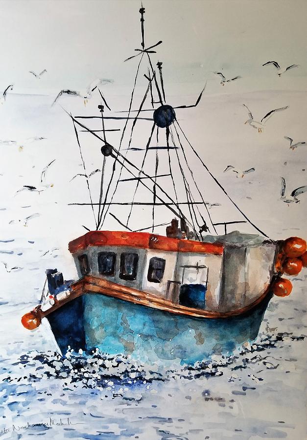 Fishing Boat in Noyo Harbor by Lettie Neuhauser-MacLachlan Fishing Boat in Noyo Harbor by Lettie Neuhauser-MacLachlan