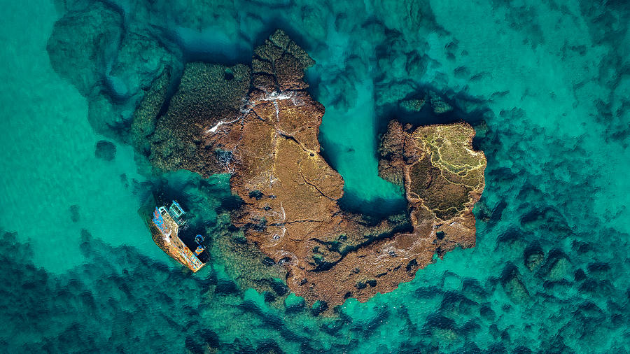 Fishing Boat Wreck Photograph by Ido Meirovich | Fine Art America