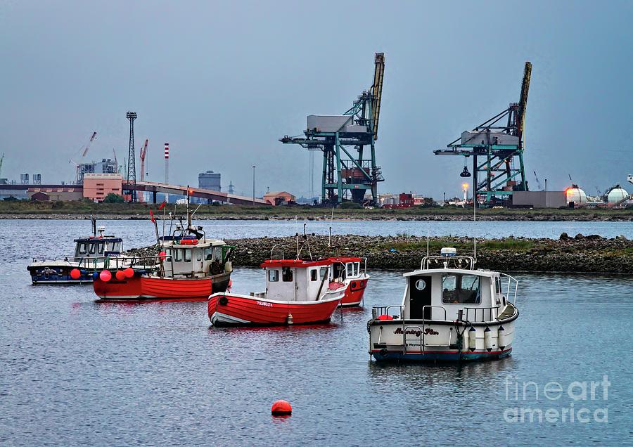 Fishing Boats at Paddys Hole Redcar Photograph by Martyn Arnold