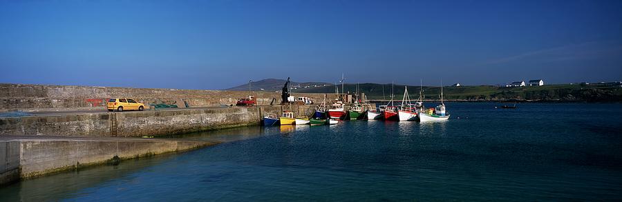 Fishing Boats, Malin Head, Co Donegal Photograph by The Irish Image Collection  / Design Pics