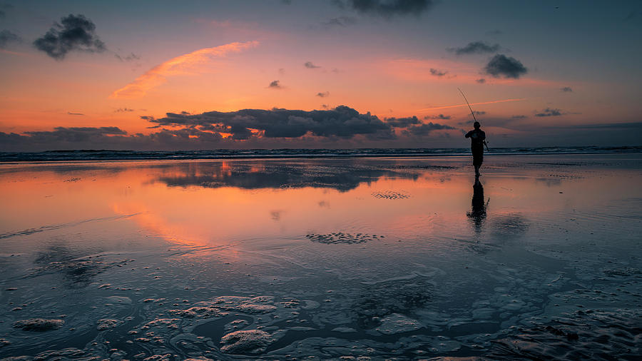 Sunset Photograph - Fishing Disappointment by Bob VonDrachek