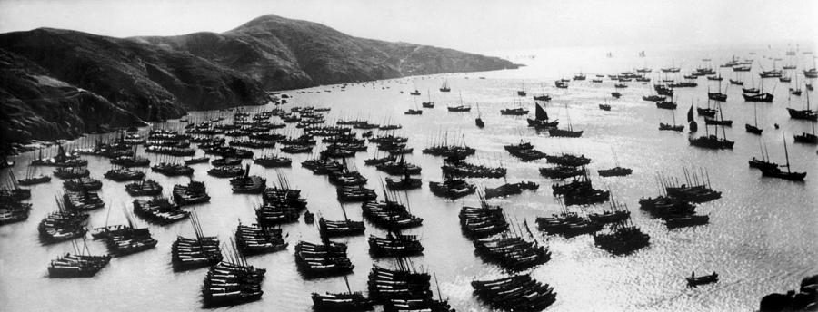 Fishing Fleet In China In 1958 Photograph by Keystone-france