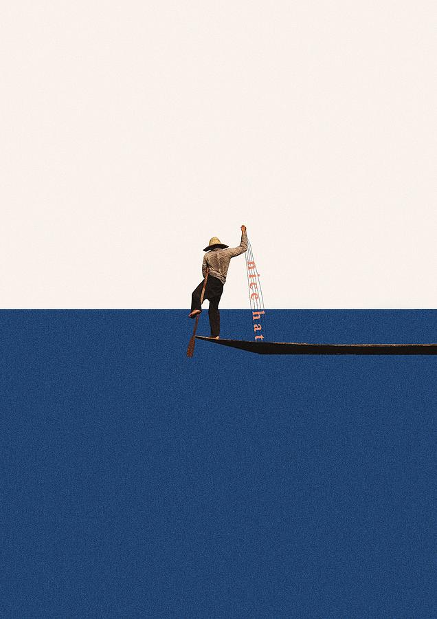 Illustration Photograph - Fishing For Compliments by Maarten Lon
