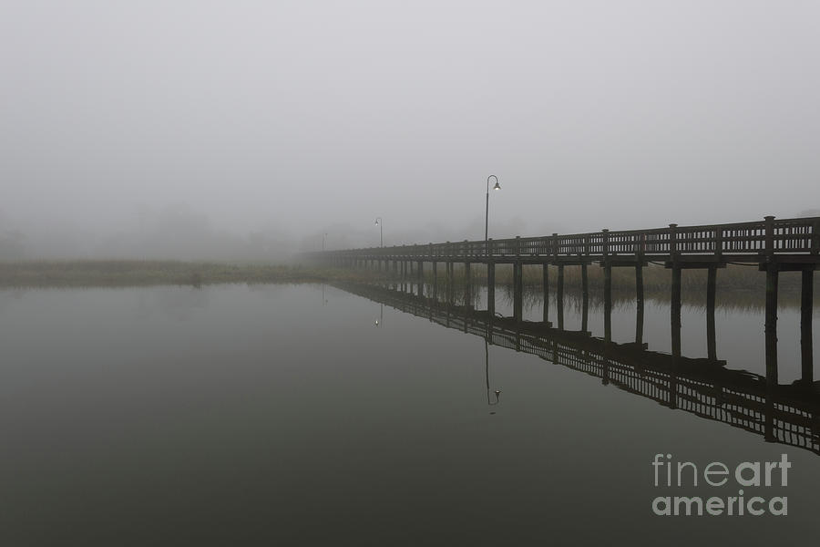 Fishing In The Carolina Fog Photograph