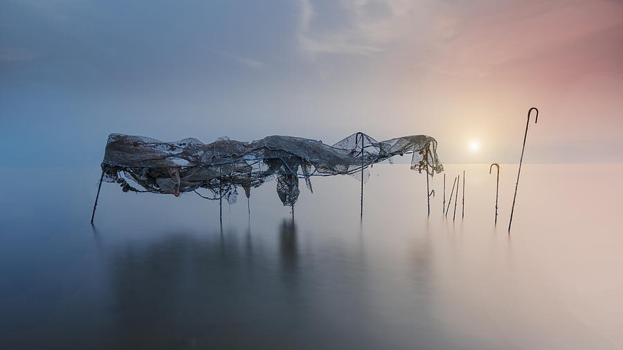 Landscape Photograph - Fishing Net II by Jose Javier Duro Jimenez